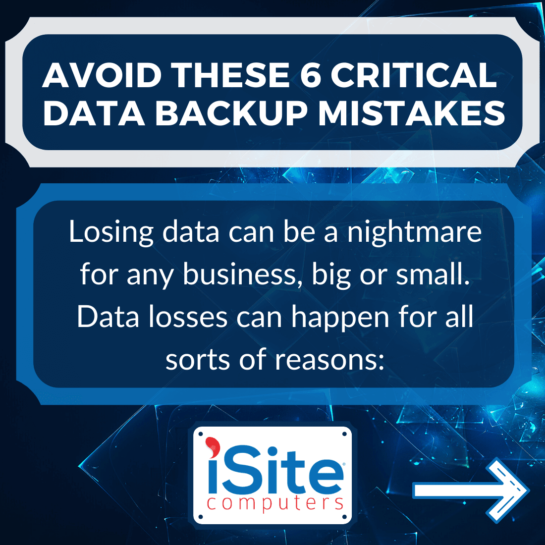 avoid these 6 critical mistakes when backing up your business data - Page 1